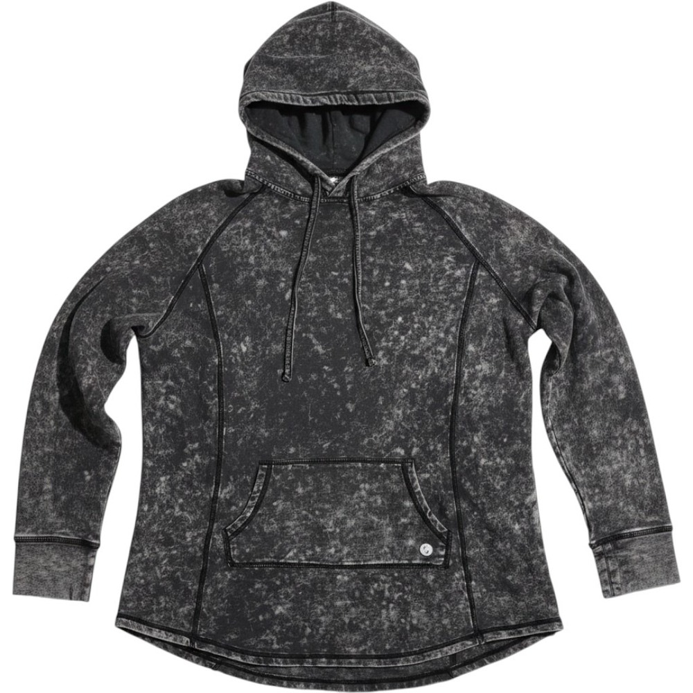 Torrid Active Women 1 Black Mineral Wash Pullover Hoodie Sweatshirt Plus Size 1X